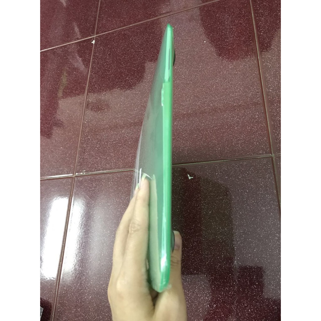 Ốp đựng Macbook 13.3" nhựa cứng trong suốt màu xanh lá