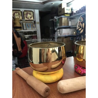 Chuông cầm tay tụng kinh tại gia đường kính 11cm