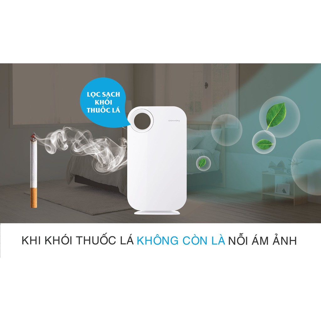 [Free Shipping] Máy Lọc Không Khí COWAY SWAN AP-1008CH - Diện tích phòng ≤33m², Hàng chính hãng