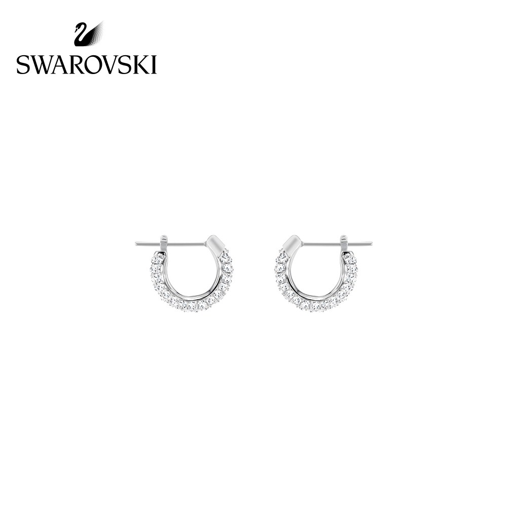 SWAROVSKI Bông Tai Đính Đá Nhiều Màu Sắc Thời Trang Cho Nữ