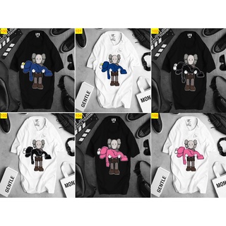 Áo Phông Nam Nữ Kaws Xanh Tay lỡ Áo Thun Nam Nữ Kaws Xanh Form Rộng