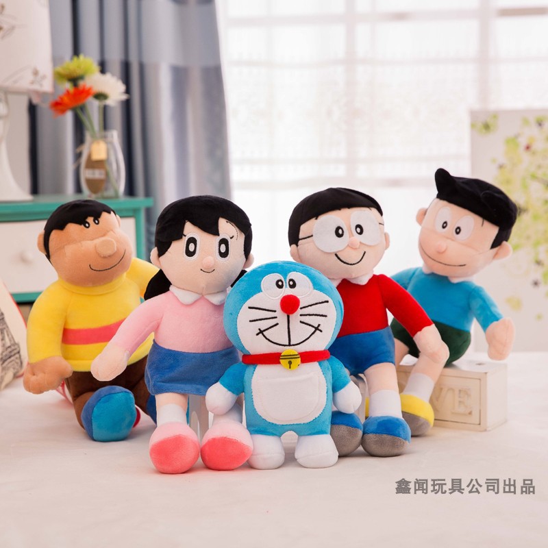 Doraemon Thú Nhồi Bông Hình Chú Gấu Xinh Xắn Đáng Yêu