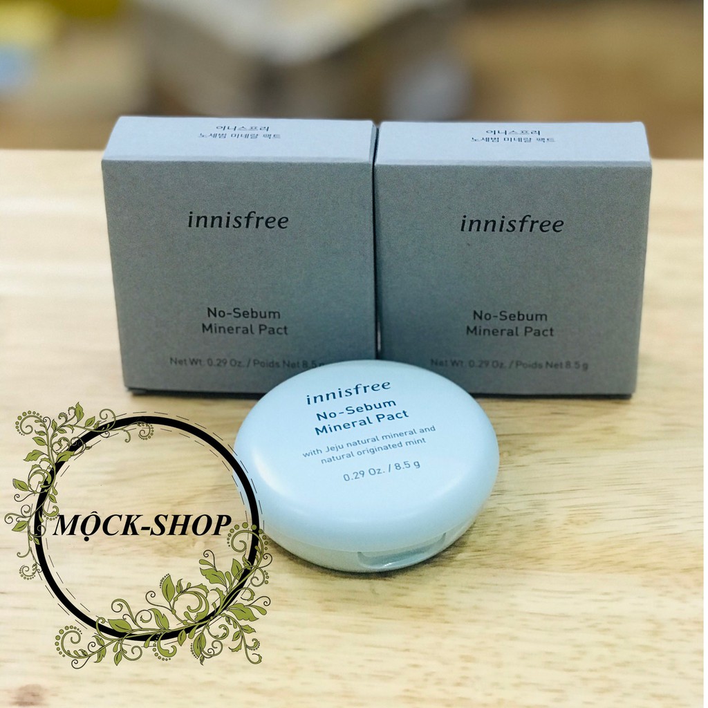 Phấn nén kiềm dầu No Sebum Mineral Pact Innisfree | BigBuy360 - bigbuy360.vn