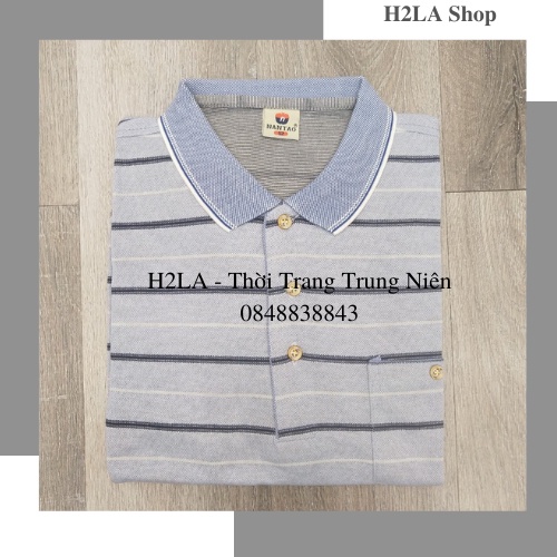 Áo thu đông cổ bẻ dài tay cho bố - áo thu trung niên (nhiều mẫu) ảnh thật H2LA | BigBuy360 - bigbuy360.vn