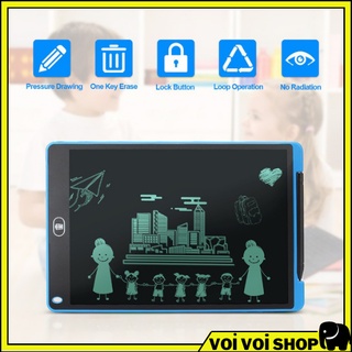 Bảng tập viết, tập vẽ điện tử thông minh màn LCD tự xóa 8.5 inch cho bé. Đồ chơi trí tuệ cho trẻ em, trẻ con 3-6 tuổi