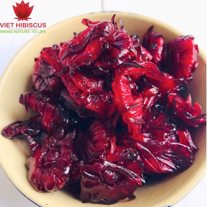 Mứt Atiso đỏ (Hibiscus, mứt hoa hồng) túi 200gr