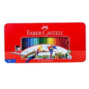 Chì màu nước FABER CASTELL 24/36/48/60/72 màu (Hộp giấy và Hộp thiếc)