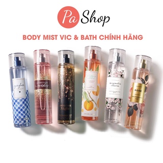 Ảnh chụp Body mist Bath And Body Works, Victoria Secret xịt thơm toàn thân hương nước hoa tại Hà Nội