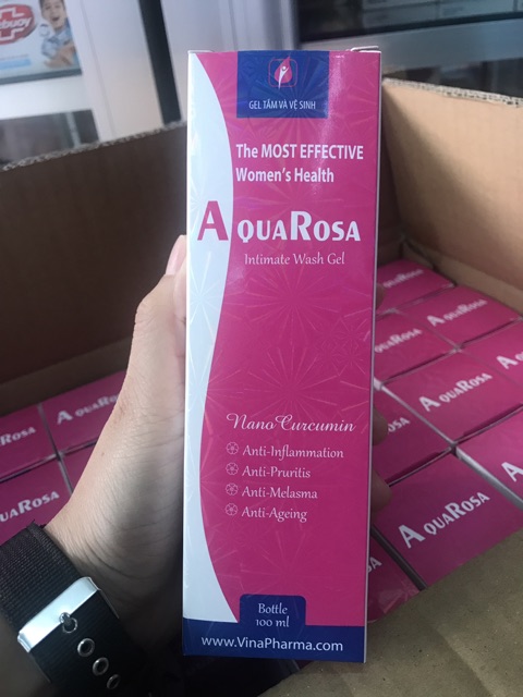 Nước rửa phụ khoa nghệ nano AQUAROSA