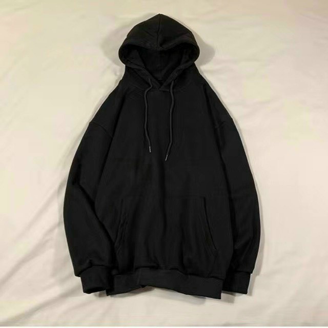 Áo HOODIE Nam Nữ, áo nỉ unisex  Trơn Vải Nỉ Phom Rộng UNISEX từ 45kg - 90kg