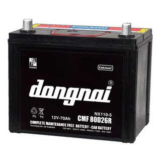 Ắc quy khô 70ah hiệu đồng nai cmf 80d26r