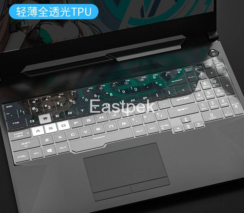 Miếng Dán Bảo Vệ Bàn Phím Tpu Cho Asus Tuf Gaming A15 Fa506 Fa506Iu Fa506Iv Fa506Ii