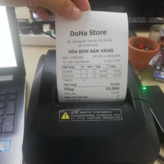 Giấy In Bill K80 80mm