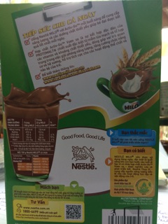 Milo hộp giấy 285gram