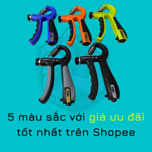 [HÀNG XỊN] Kìm Bóp Tay, Kìm Tập Cơ Tay, Dụng Cụ Tập Gym Tại Nhà Điều Chỉnh Lực Có Đếm 5-60kg