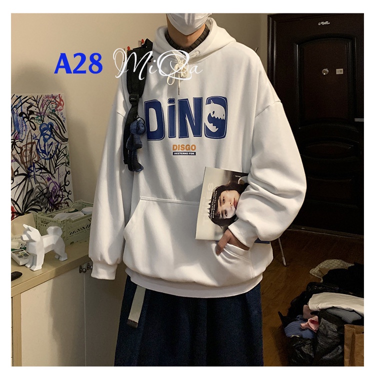 Áo Nỉ Bông Thời Trang UNISEX Hoạ Tiết Chữ DINO 🦖 / HOODIE FREESIZE 💜 MiQa 💜 #05 | BigBuy360 - bigbuy360.vn