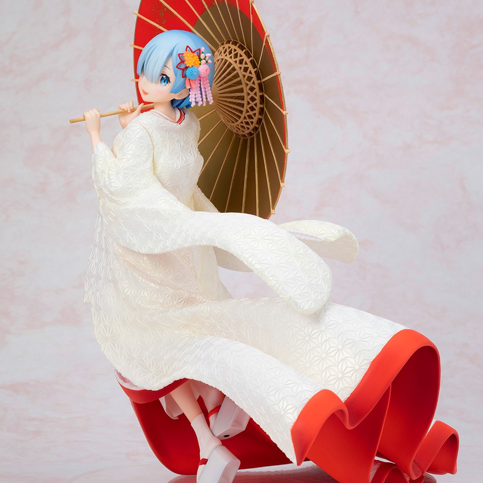 Mô hình chính hãng PVC Scale - Re:Zero kara Hajimeru Isekai Seikatsu - Rem - F:Nex - 1/7 - Shiromuku (FuRyu)