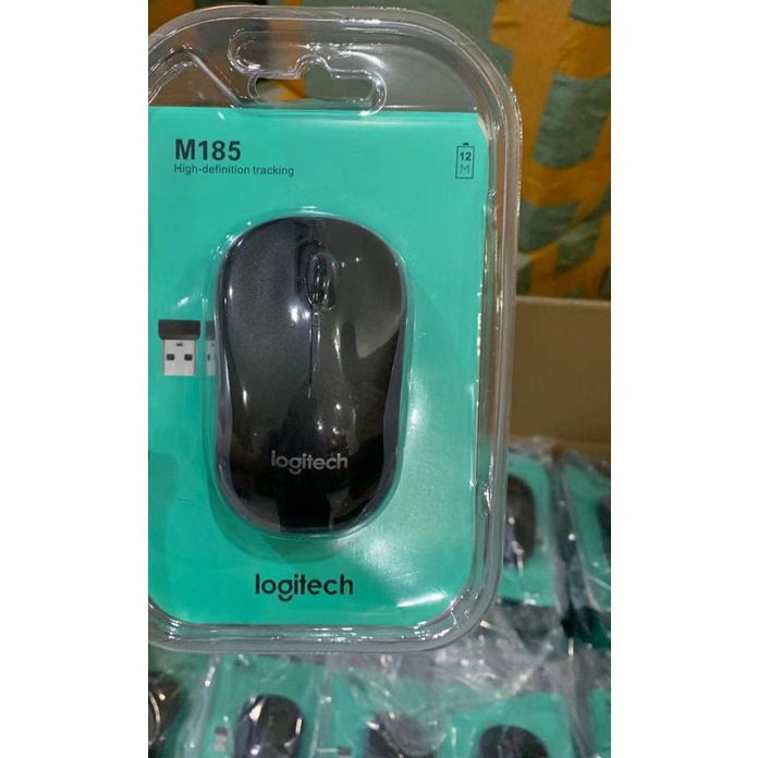 Chuột Không Dây Logitech M185 - Bảo hành 1 năm lỗi đổi mới