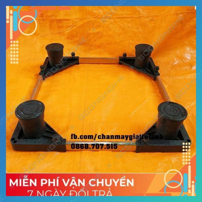 Combo 3 chân kê tủ lạnh máy giặt không rỉ inox