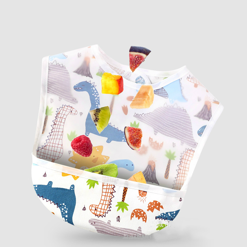 Yếm ăn chống thấm in hình dễ thương cho bé