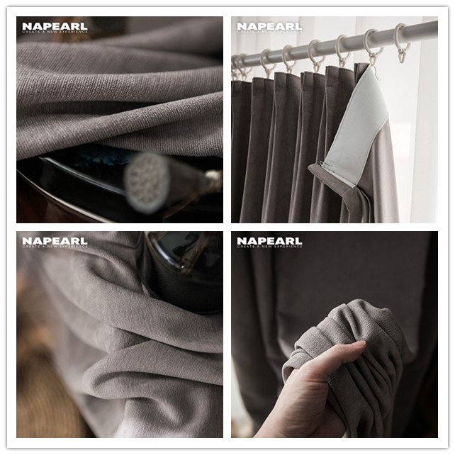 Rèm cửa Napearl dây cách nhiệt có móc treo cao cấp cho phòng ngủ