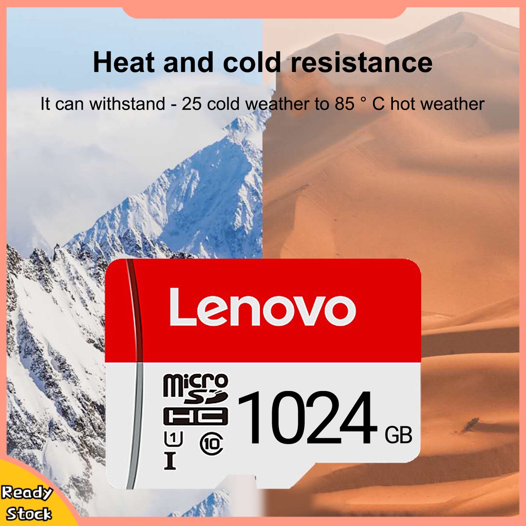 Cá Tuyết| Thẻ Nhớ Lenovo 512GB 1TB Tốc Độ Cao Chống Nước Chống Nam Châm Cho MP3/MP4