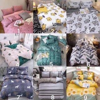 Trọn bộ vỏ chăn ga gối cotton poly nhập, giá rẻ nhất.