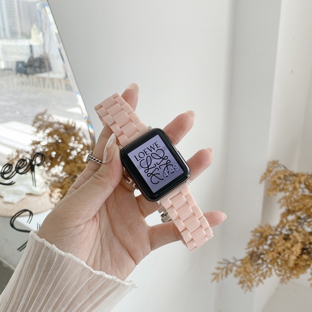 Dây Đeo Thay Thế Sang Trọng Cho Apple Watch Series 7 41mm 45mm 6 5 4 40mm 44mm 3 2 1 SE 38mm 42mm