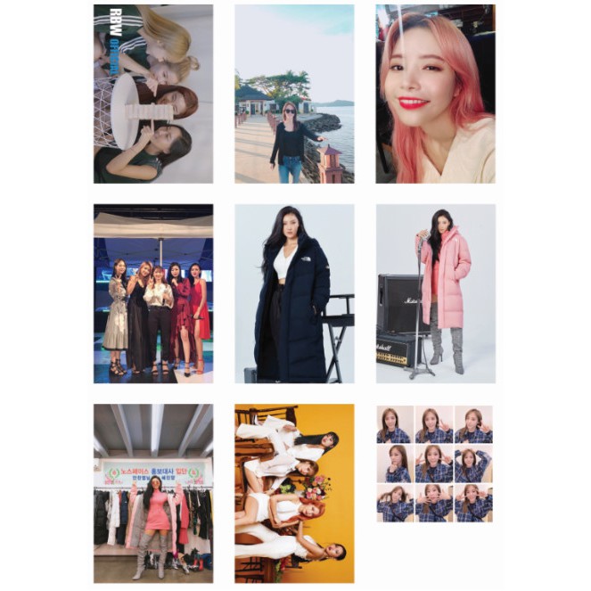 Lomo card ảnh nhóm MAMAMOO update Twitter Full 63 ảnh