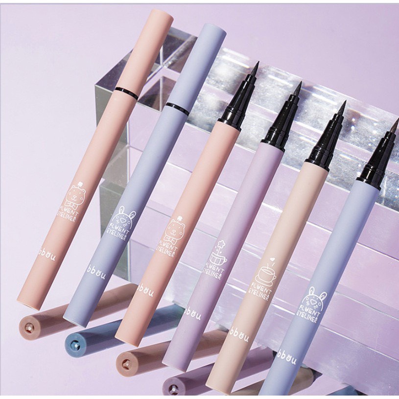 Bút Kẻ Mắt nước Babaoou ( nội địa Trung ) - sắc nét lâu trôi. Kẻ eyeliner màu pastel nhẹ nhàng