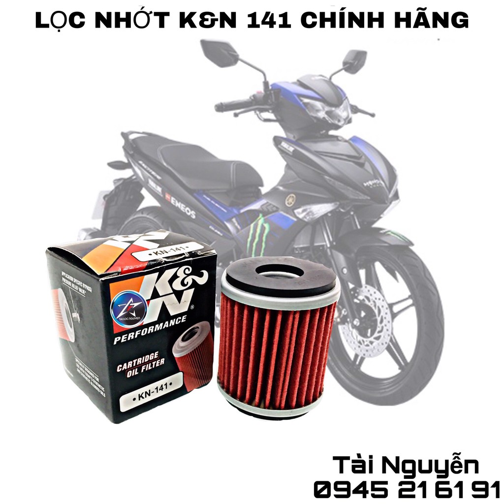 LỌC NHỚT K&amp;N 141 GẮN CHO EXCITER