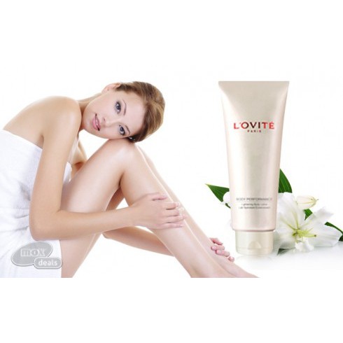 Sữa tắm tẩy tế bào chết, sáng da Lovite Lightening Body Scrub(hàng chính hãng)