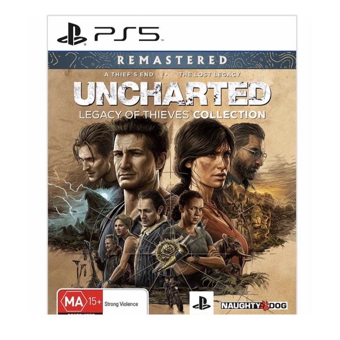 Đĩa Game PS5: Uncharted: Legacy of Thieves Collection