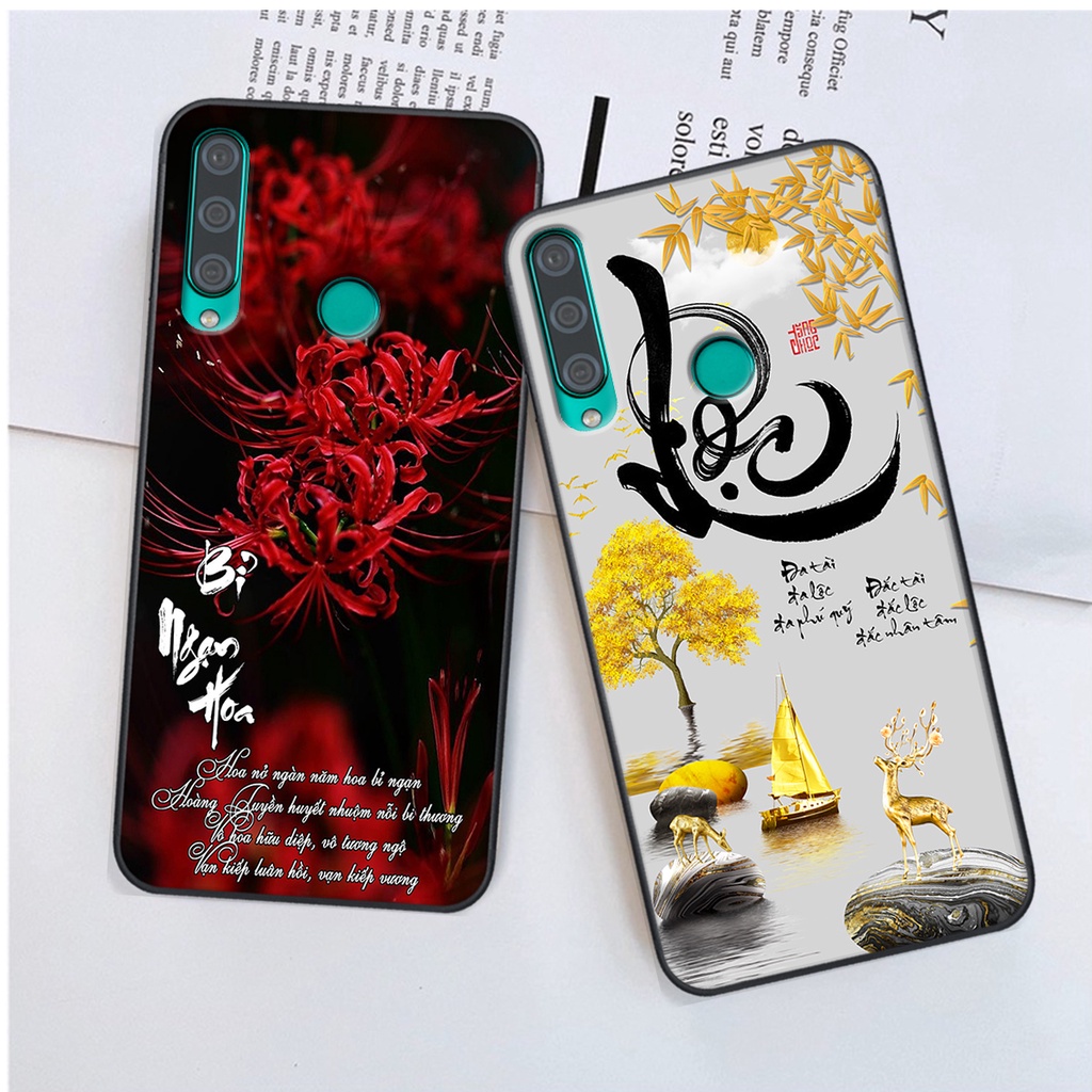 Ốp lưng Huawei Y6P in hình chữ tài chữ lộc, Cha Mẹ, bình an SIÊU ĐẸP