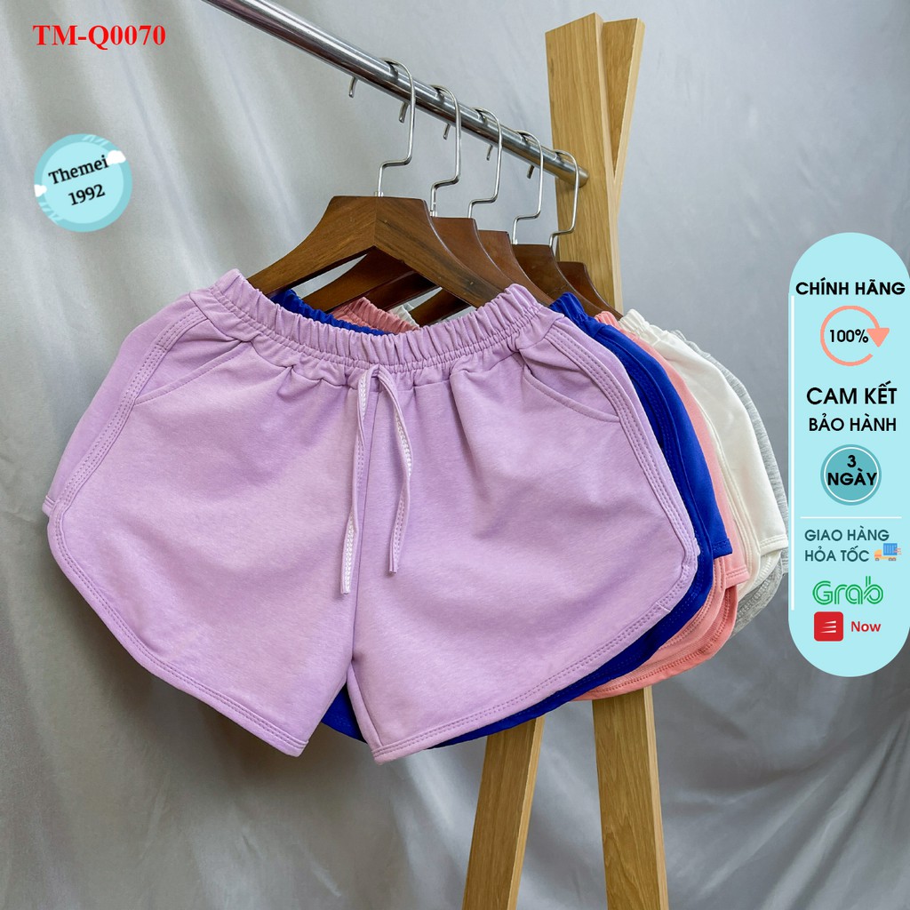 Quần đùi nữ The Mei 1992 - quần short nữ cạp chun dáng hộp chất umi cao cấp có túi vải kèm dây nơ siêu xinh | BigBuy360 - bigbuy360.vn