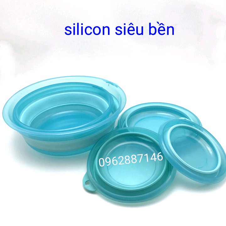 bát trộn mồi câu cá silicon cao cấp