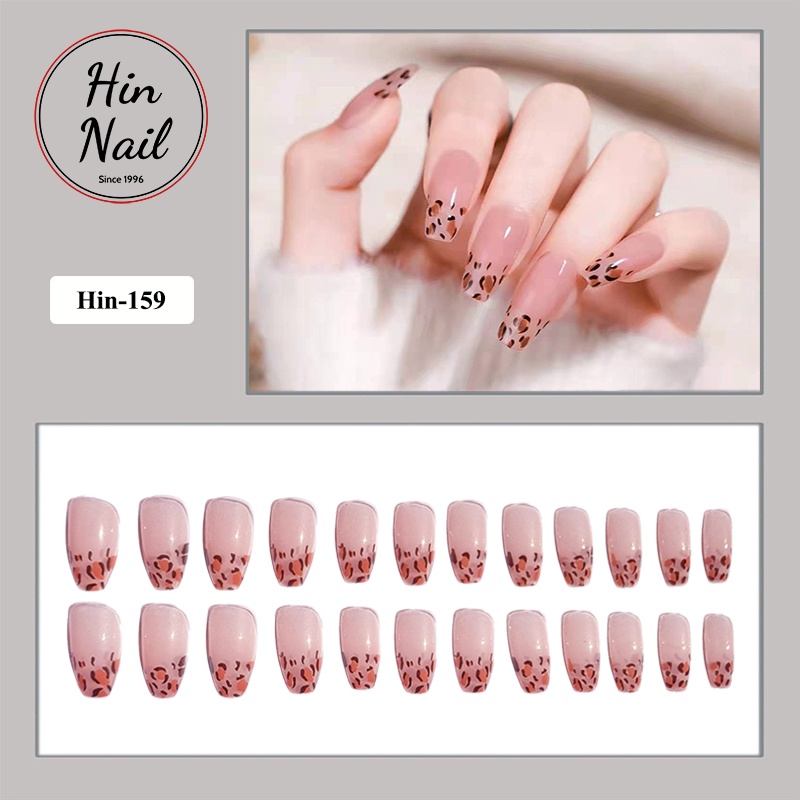 Móng Tay Giả Kiểu Dài Hin Nail Kèm Keo Dán