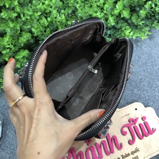Túi hến kẻ sọc size 22