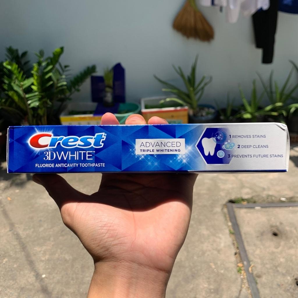 Kem đánh răng Crest 3D White 158g trắng răng, ngừa sâu răng