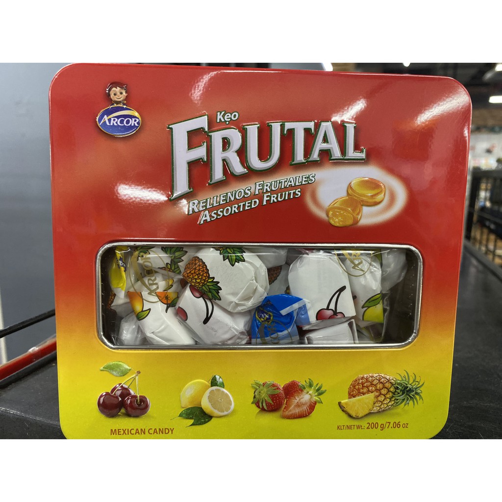 Kẹo hoa quả Frutal Arcor 200g hộp sắt [KÈM ẢNH THẬT] - 1016126