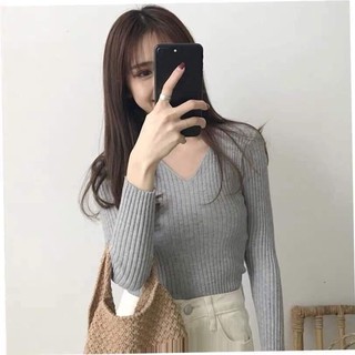 ÁO LEN TĂM CỔ TIM DÀI TAY