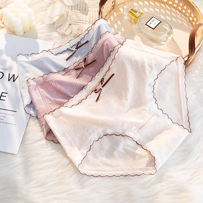 Set 4 Quần Lót Ren Lọt Khe Quyến Rũ Cho Nữ MM2418