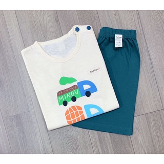 Bộ cotton giấy xuất Hàn bé trai