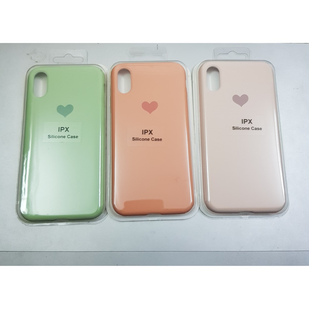 Ốp chống bẩn lót nhung xịn bảo vệ điện thoại IP 7Plus,8Plus,X,XSMax logo trái tim full viền máy