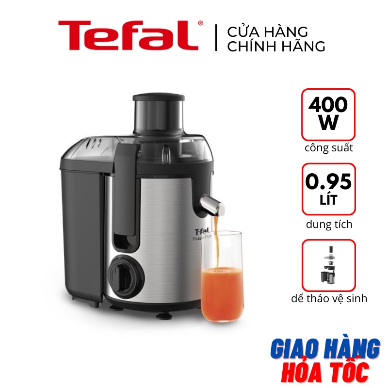 Máy ép ly tâm 2 tốc độ 0.95L Tefal ZE420D38 400W - Hàng chính hãng