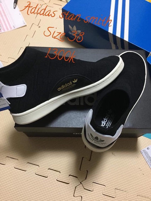 Giày adidas stan smith sock pk sz 38 dài chân 23,5 cm
