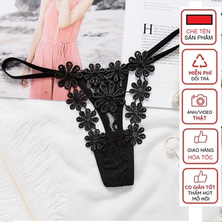 Quần Lót Ren Nữ Sexy Ibra Quần Lót Nữ Cạp Thấp Quyến Rũ Lưới Xuyên Thấu Gợi Cảm C27