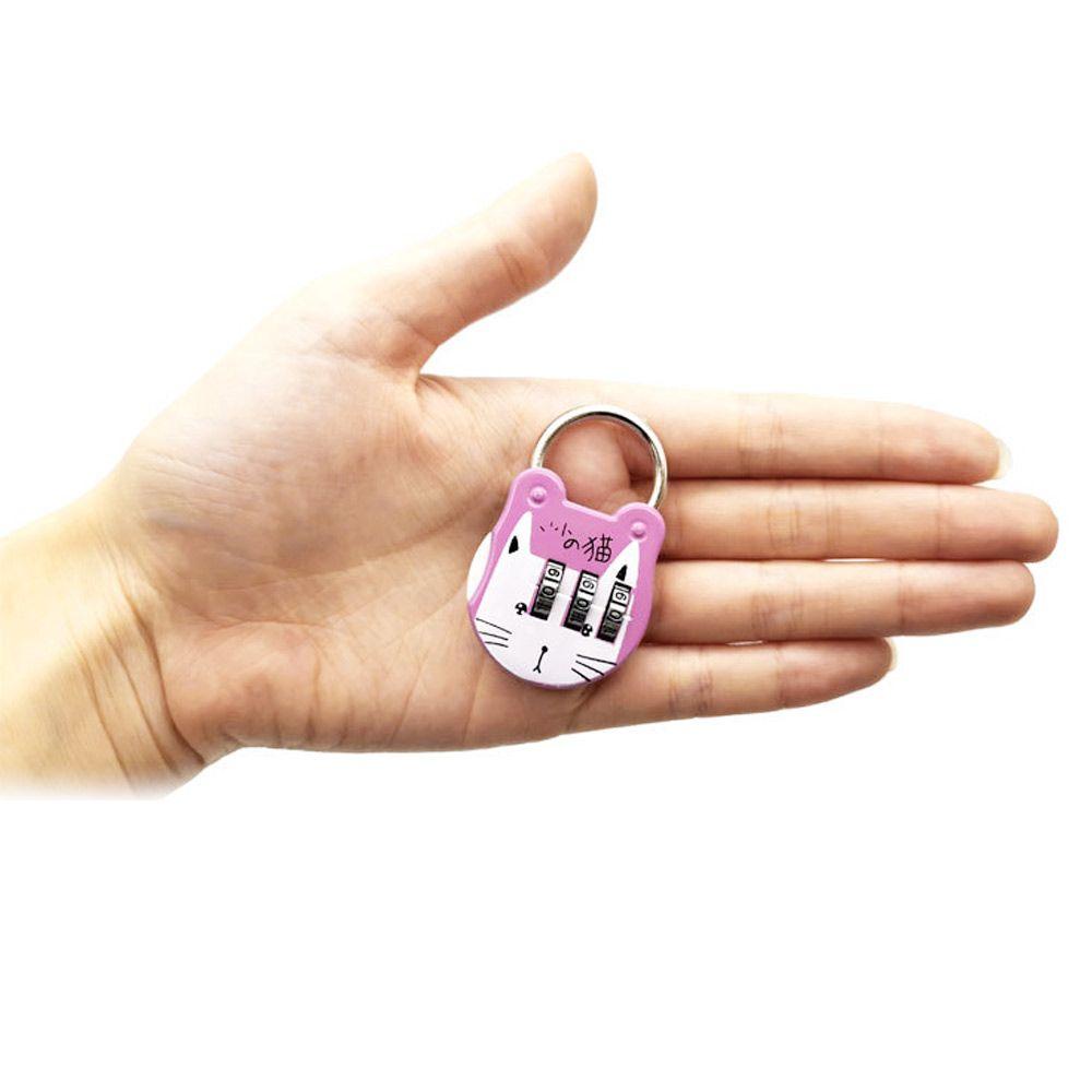 Bộ 2 Ổ Khóa Mật Khẩu Mini Đa Năng Họa Tiết Hoạt Hình Dễ Thương