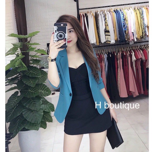 Áo Vest nữ công sở Vest nữ Hàn Quốc thời trang Fashion tay lỡ chất liệu cao cấp đủ màu