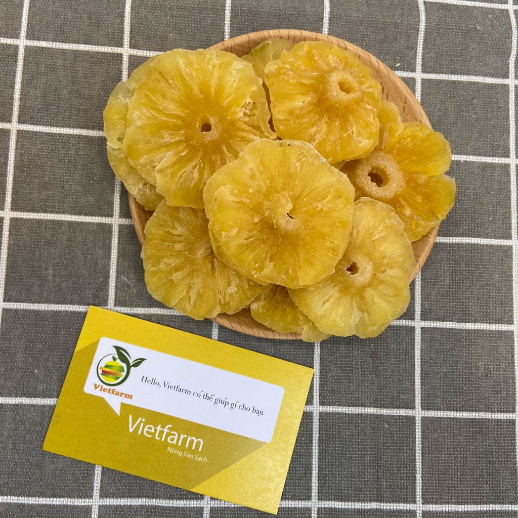 Dứa Sấy Dẻo Thơm Lừng, Ngon Ngọt - Chuẩn Đà Lạt - Túi 500gr - Bách Hóa Xanh